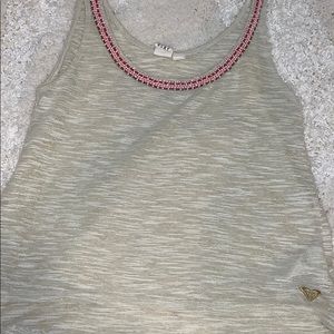 🌸Roxy beaded tank